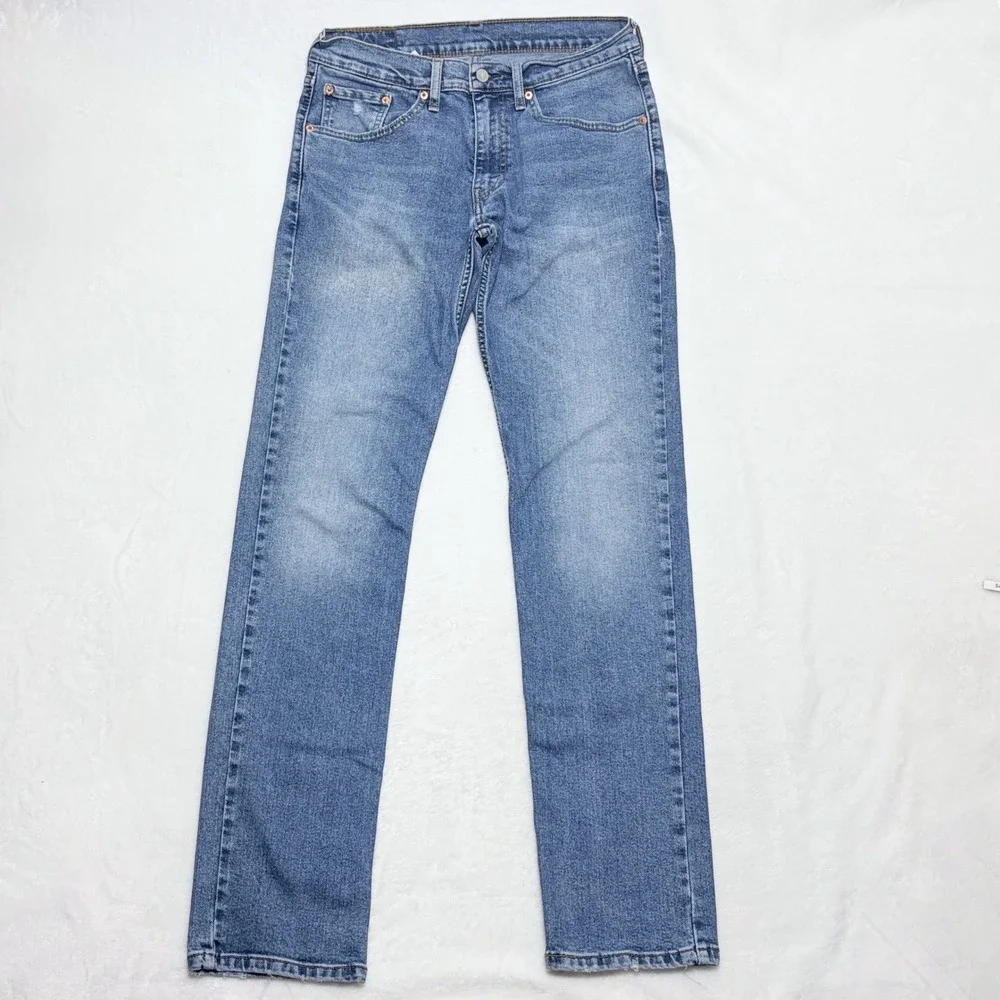Levi's 65504 Indie Sleaze Skinny Jeans Light Wash Grunge Grunge Revival 32x34